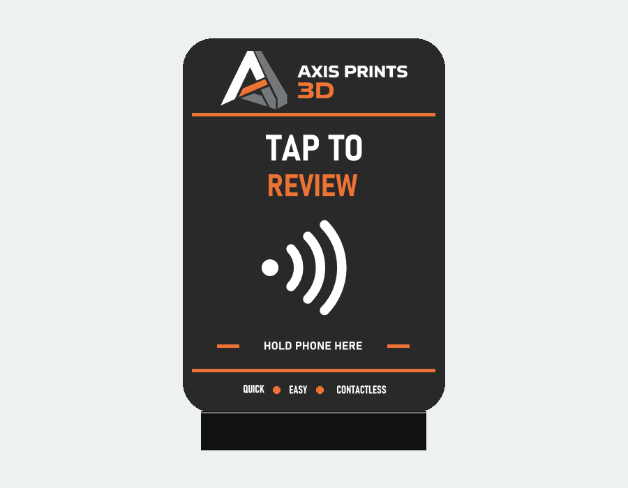 Tap To Review plaque preview