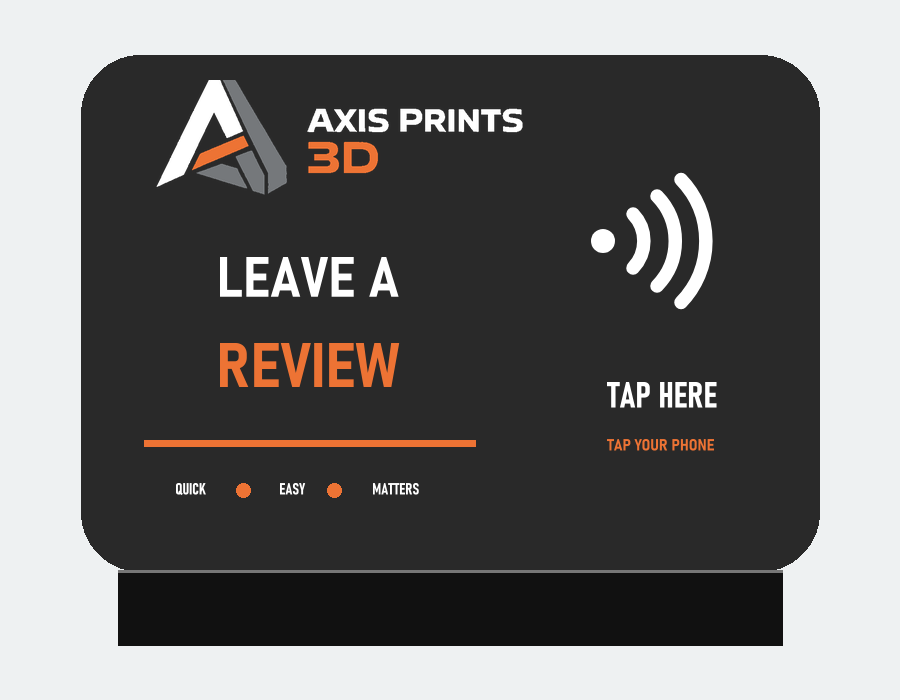 Leave A Review plaque preview